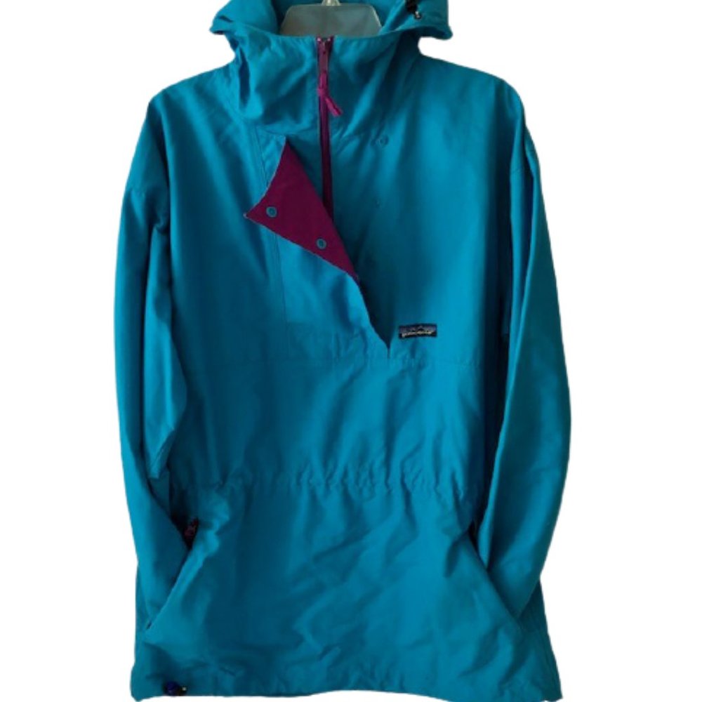 Vtg Turquoise Patagonia Wind/Rain Jacket EUC - 12